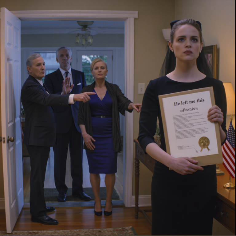 Po pogrzebie męża moje klucze przestały działać – a teściowie już wnosili kartony do mojego salonu. „Nasz syn zbudował ten dom. Teraz jest nasz” – oznajmiła jego matka. Postawiłam urnę, spojrzałam jej w oczy… i się roześmiałam.