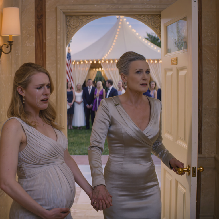 Na godzinę przed ślubem mojej bratowej zaczęłam rodzić, ale teściowa wzięła mój telefon i zamknęła mnie w łazience, mówiąc, żebym „była cicho”, żeby nie rozpraszać panny młodej. Kiedy obudziłam się w szpitalnym łóżku, błagała mnie, żebym nie wnosiła pozwu. Wtedy wszedł mój mąż i to oznajmił, a jej twarz zbladła i zaczęła drżeć.