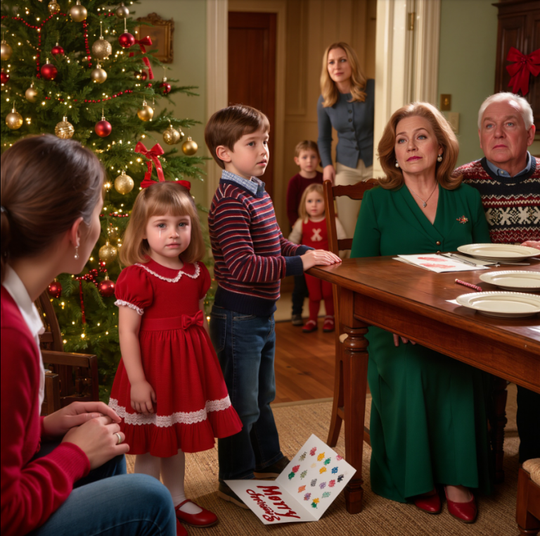 Na Boże Narodzenie moja teściowa spojrzała na moją 5-letnią córkę i powiedziała…
