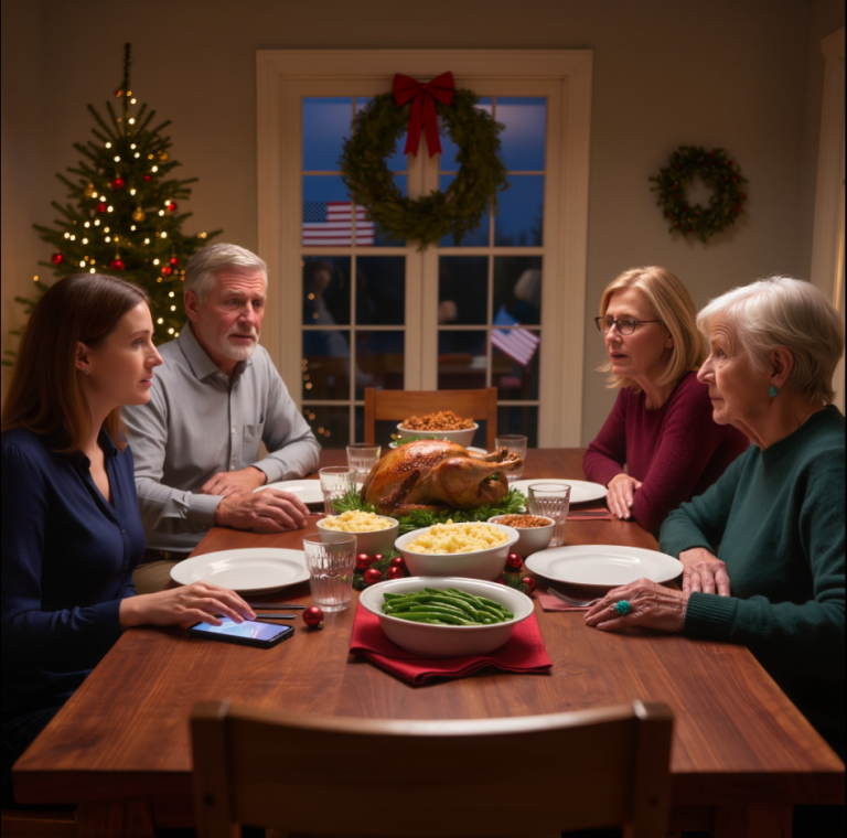 Podczas świątecznej kolacji moja babcia miliarderka odłożyła widelec i zapytała: „Więc nadal cieszysz się domem, który ci kupiłam?”. Wszyscy przy stole zamilkli. Poczułam ucisk w żołądku. „Ja… nie mieszkam w żadnym domu, babciu”. Powoli odwróciła się do moich rodziców, a ich twarze zbladły…