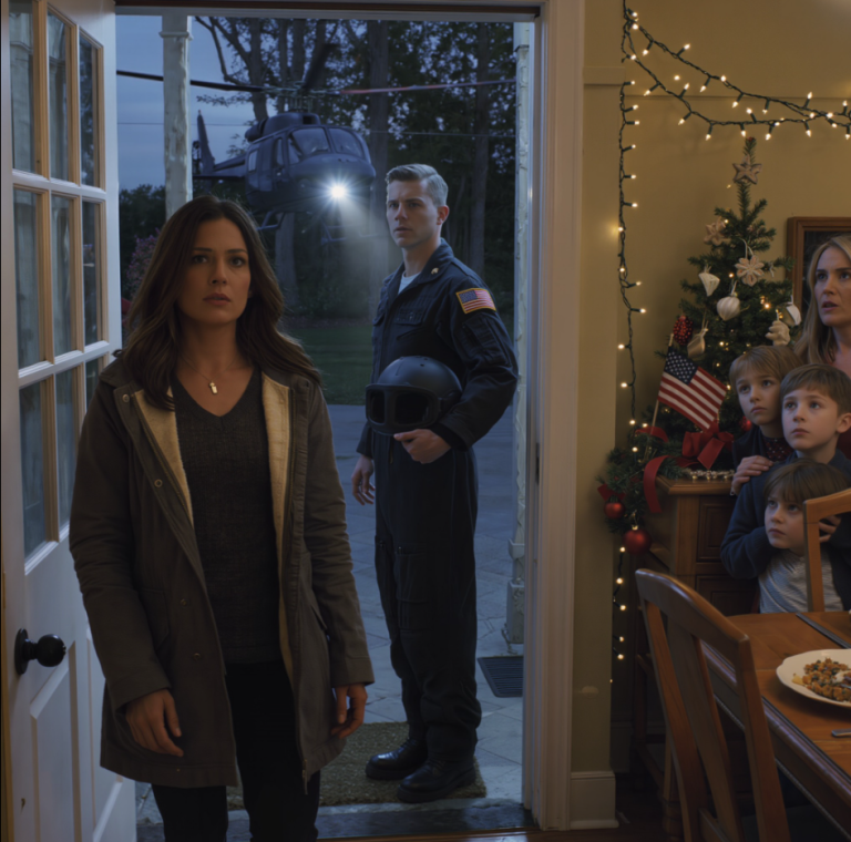 Wyśmiewali mnie przy stole, pytając, dlaczego moje życie poszło w zapomnienie. Potem zadrżały talerze, zadrżały okna, a na naszym podwórku wylądował helikopter marynarki wojennej. Oficer wyszedł, zasalutował mi i powiedział coś, o czym moja rodzina nigdy by nie pomyślała…