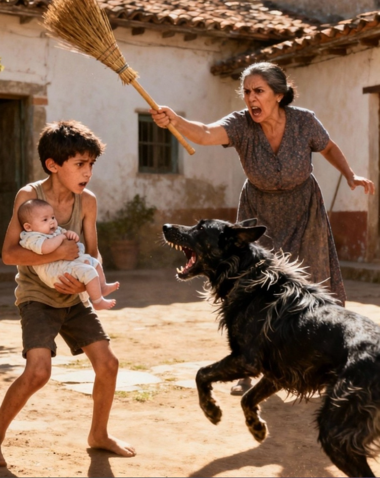 Maltretowany przez macochę, która go głodziła, siedmioletni chłopiec wciąż głęboko kochał swojego młodszego brata. Aż pewnego dnia czarny pies rodziny zaczął się na niego rzucać, szczekając bez przerwy. Kiedy sprawdzili jego ubranie, z przerażeniem odkryli…