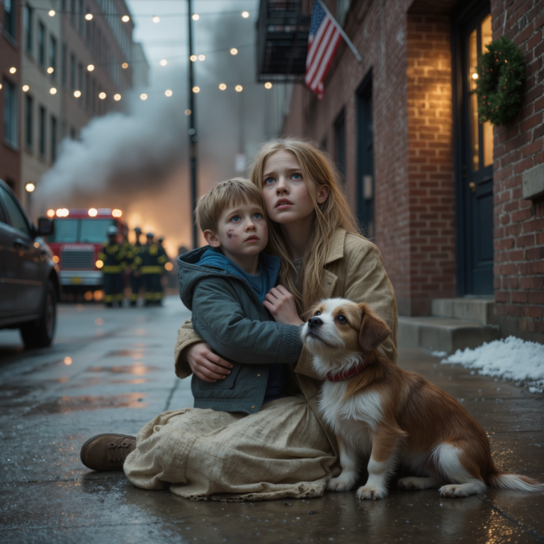 Kobieta, którą wszyscy ignorowali, uratowała dziecko z pożaru domu — kilka minut później prezes-milioner przyszedł jej szukać…