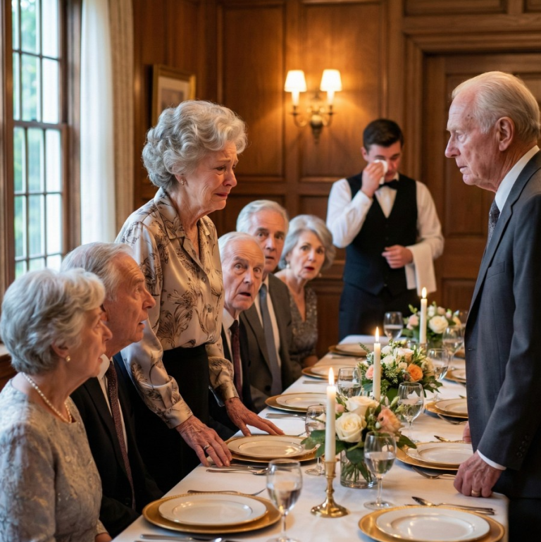 Podczas kolacji z okazji 50. rocznicy ślubu wyznał, że nigdy jej nie kochał — jednak jej odpowiedź wzruszyła wszystkich zebranych do łez.