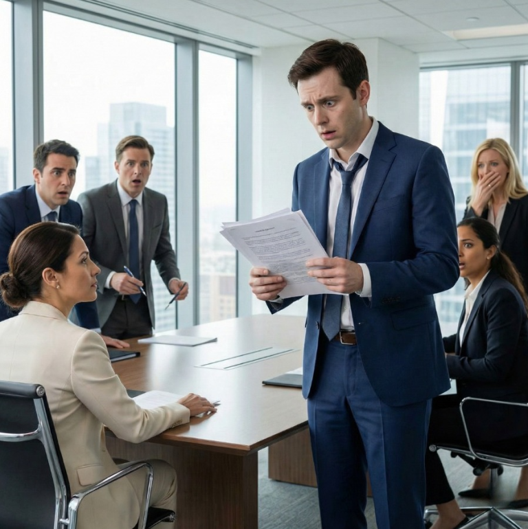 Mój mąż kazał mi posprzątać bałagan po jego kochance, twierdząc, że tylko do tego się nadaję — O świcie weszłam do sali konferencyjnej jako jego szefowa i go zwolniłam.