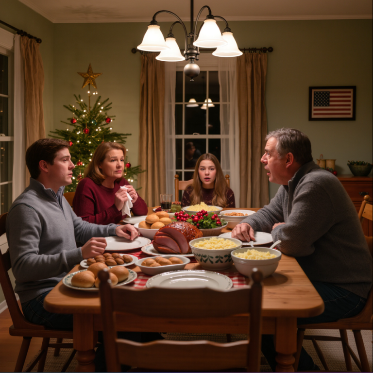 Podczas kolacji wigilijnej mój tata odłożył widelec i powiedział: „Nie możesz tu już mieszkać. Czas, żebyś się przeprowadził”. Następnego dnia, kiedy spakowałem swoje rzeczy i spokojnie powiedziałem im, że nie będę już pokrywał ich wydatków, mój tata zrobił coś, czego nikt z nas się nie spodziewał.