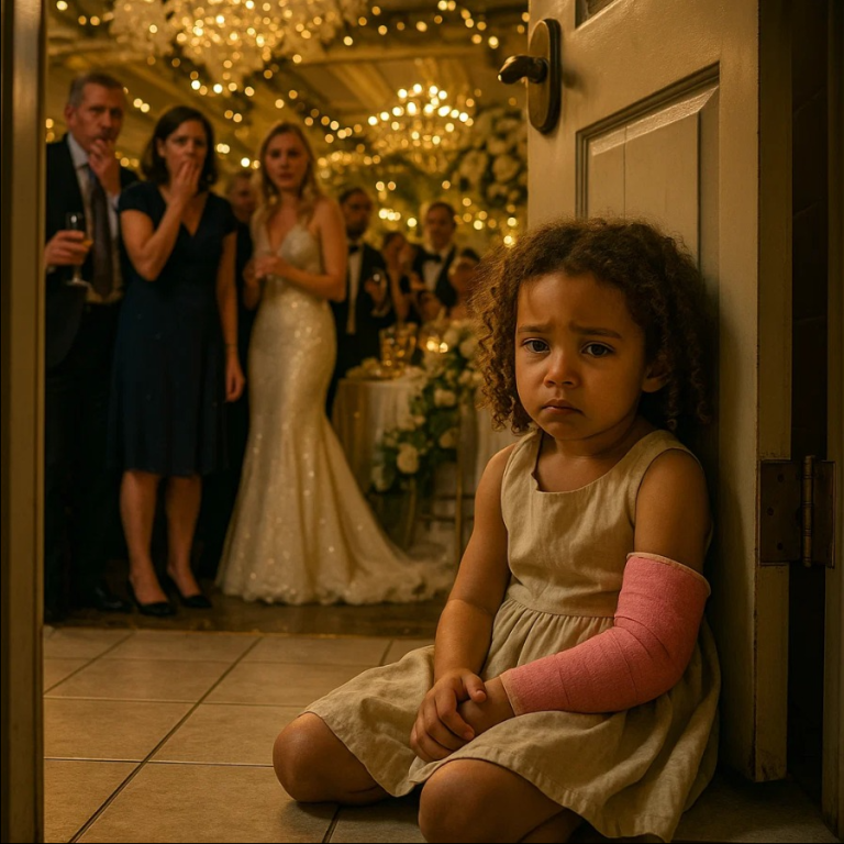 (CH1) Na weselu moja szwagierka kazała mojej 4-letniej córce jeść w toalecie, bo jej różowy gips „zniszczył estetykę”. Kiedy zobaczyłam moją córkę smutno siedzącą na podłodze, zdałam sobie sprawę, że nadszedł czas, aby pokazać 300 gościom viralowe nagranie na TikToku, na którym „idealna panna młoda” usunęła zdjęcie z sali dziecięcej tylko po to, by udostępnić je w mediach społecznościowych. Teraz zobaczymy, kto tak naprawdę psuje zdjęcia.