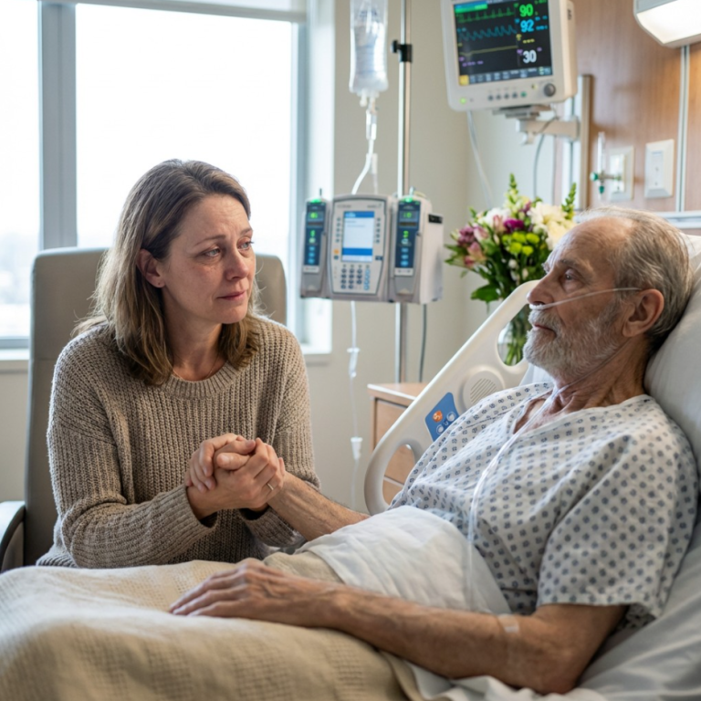 Kiedy byłam w szpitalu z umierającym mężem, moja córka zastawiła mój dom, żeby sfinansować nowy biznes męża. Kiedy wróciłam, powiedziała: „On potrzebował tego bardziej niż ty”. Wzięłam torebkę i odpowiedziałam: „To nie narzekaj na to, co będzie dalej…”.