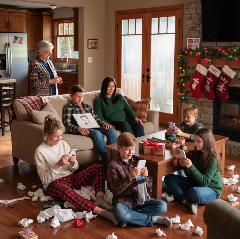 Moja mama powiedziała: „Każdy dostanie coś małego”. Mój syn dostał skarpetki. Dzieci mojej siostry dostały telefony. Zapytał: „Mamo, czy zrobiłem coś złego?”. Po prostu go przytuliłam. Tej nocy się uśmiechnęłam… i wykreśliłam wszystkich z mojego planu ubezpieczenia zdrowotnego.